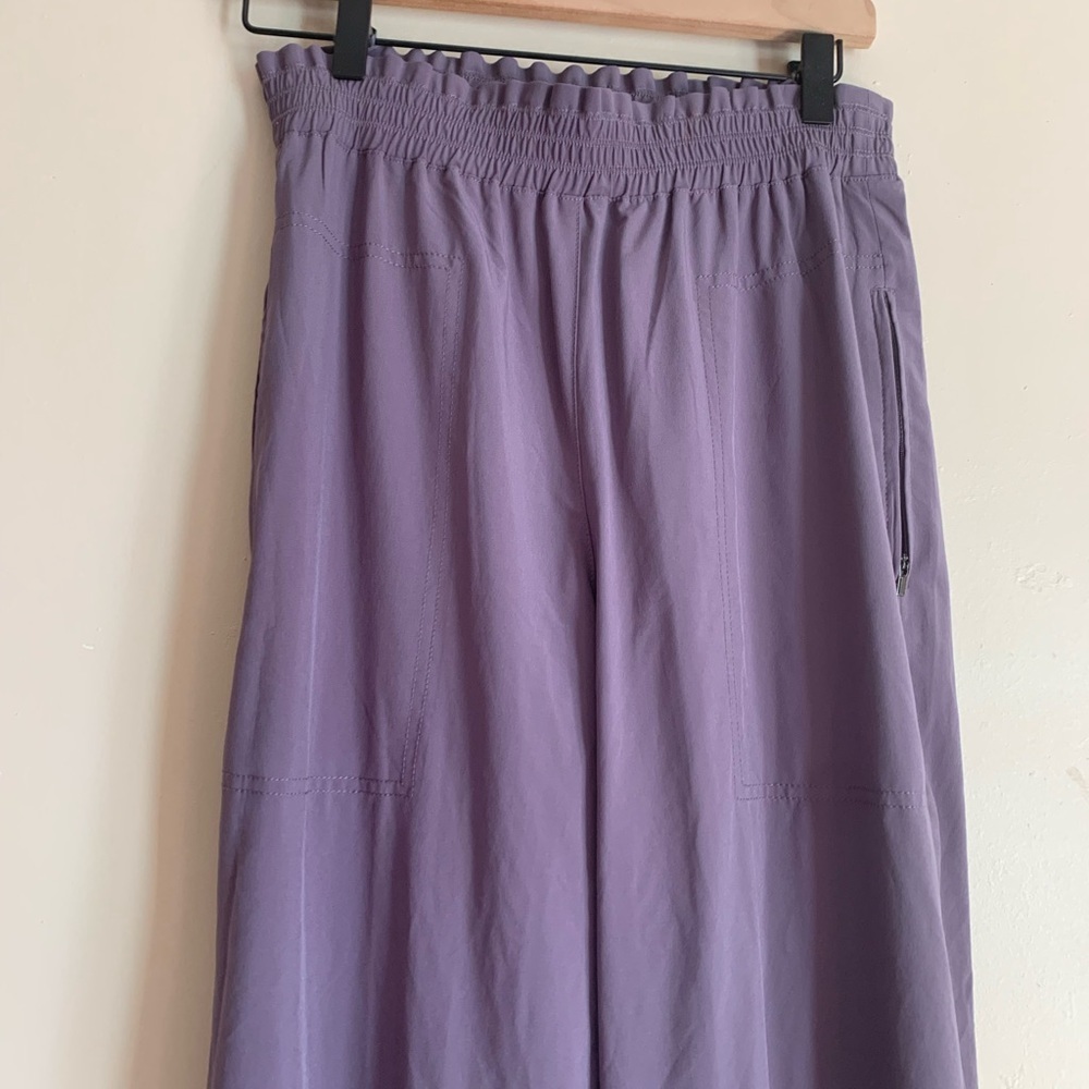 Athleta Athletic Pants Bottoms Pull Ups Purple Women Size 4T Lightweight - Picture 2 of 4